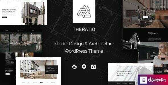Download Theratio Theme GPL v1.2.4 - Architecture & Interior Design Elementor WP Theme