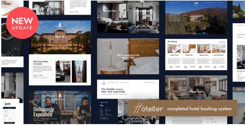 Hoteller 6.4 – Hotel Booking WordPress Theme